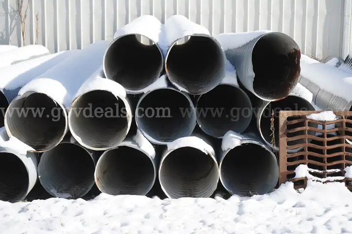 18&#x22; Galvanized Culvert Pipe