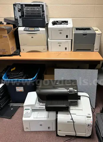 Lot of 8 Printers for Auction