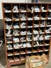 Lot of Hydraulic Fittings with Bin Cabinet + Bottle Jack Tool