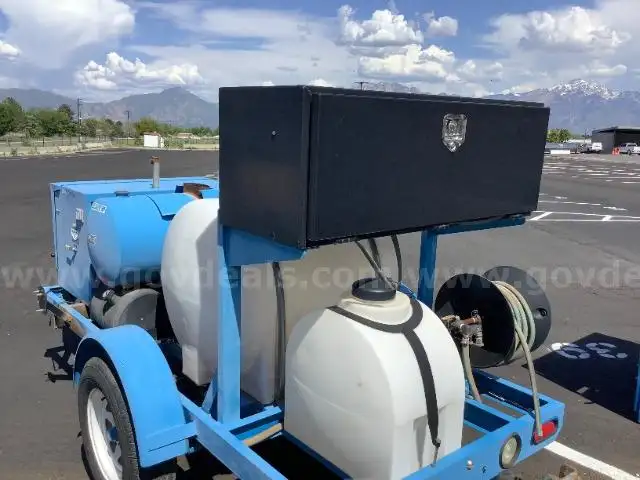 Hydro TS125 Trailer with power washer