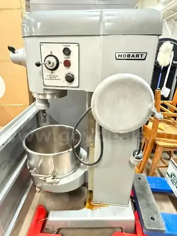 Hobart Commercial Kitchen 40 QT stand-up mixer with 3 attachments