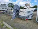 18ft. Parker Open Hull Fiberglass Boat With Yamaha 115HP 4-Stroke And Load Rite Trailer