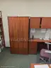Complete office desk and cabinet set