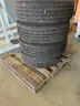 4 - Firestone LT245/70R17 Tires with Rims