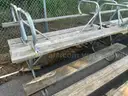 (Lot 1 of 3) Three Wooden &#x26; Metal Picnic Tables