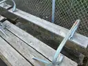 (Lot 2 of 3) Three Wooden &#x26; Metal Picnic Tables