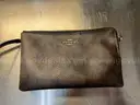BROWN WRIST PURSE/WALLET