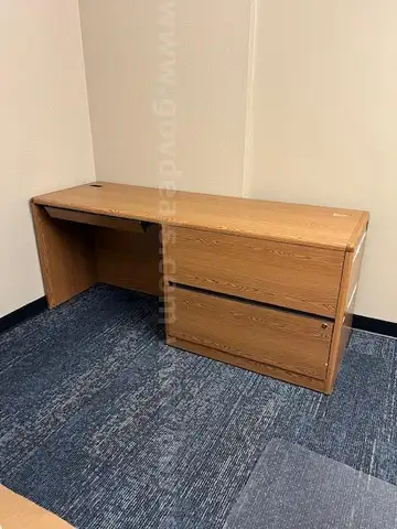 TWO (2) WOODEN DESKS