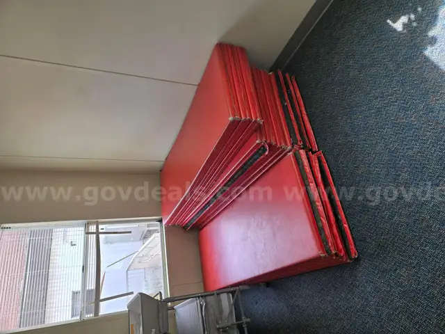 Tumbling mats - 6&#x27;x12&#x27; - Columbia blue - Quantity- 6