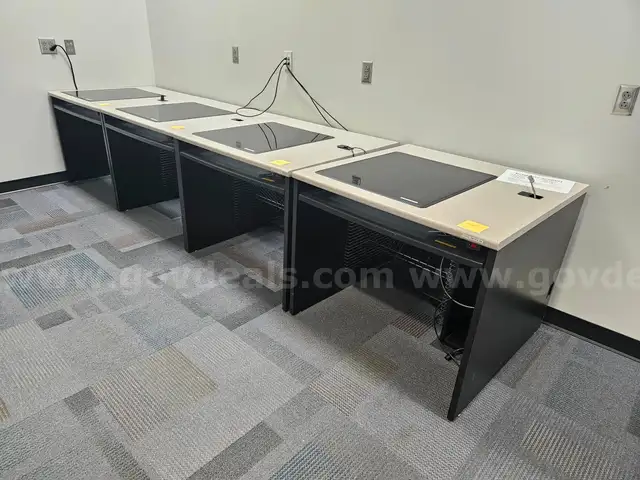Downview Computer Desks and Cabinet