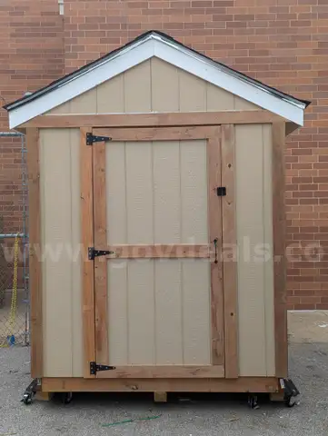 Shed #3 6ft Wide x 8ft Long x Approximately 9ft tall (Left Swinging Door)