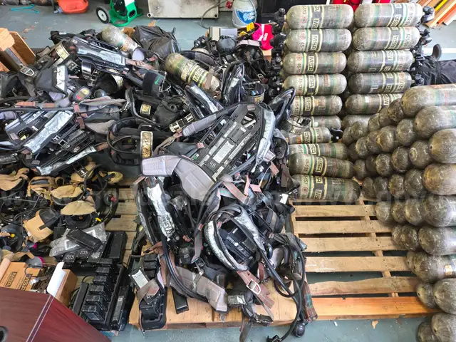 1 lot of MSA G-1 SCBAs. Comprised of 86 bottles and 24 packs. Fully functional.