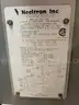 Transformer, Oil Filled, AC Power Supply, 37.5KVA, 480VAC, 60Hz, Neeltran Inc, Qty 1