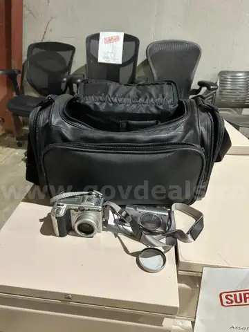 Two (2) Cameras and Bag