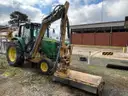 2015 John Deere 6105M Tractor with Diamond Flail Mower