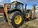 2015 John Deere 6105M Tractor with Diamond Flail Mower