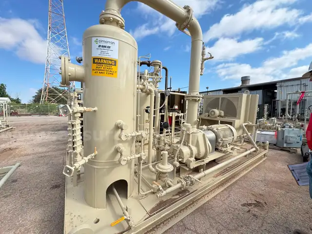 Vapor Recovery Unit (VRU), Hy-Bon G17 Series, Compressor Pkg, Skid Mounted