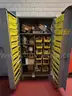 METAL CABINET W/ CONTENTS