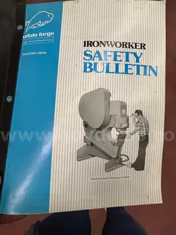 BUFFALO UNIVERSAL IRON WORKER # OH