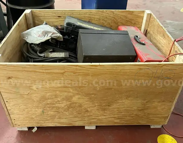 LARGE CRATE OF MIS TOOLS