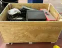 LARGE CRATE OF MIS TOOLS