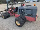 Power Trac with deck, blade, bucket, and side arm