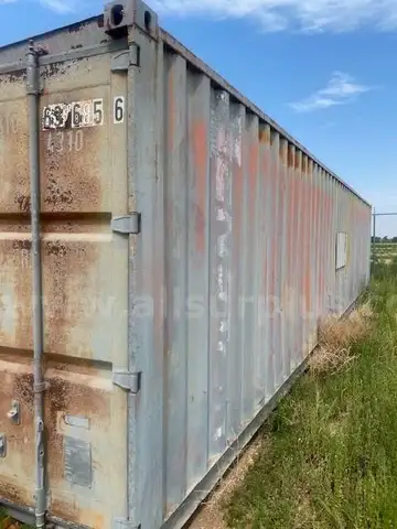 Shipping Containers, 40ft x 8ft x 8ft, Qty 1