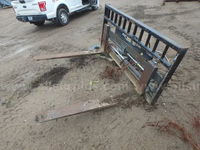 Fork Attachment, 6in x 60in Forks, w/ Side Shift &#x26; Mounting Plate, Qty 1