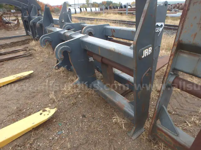 Fork Attachment, JRB Model John Deere 724K, 7in x 72in Forks, Qty 1