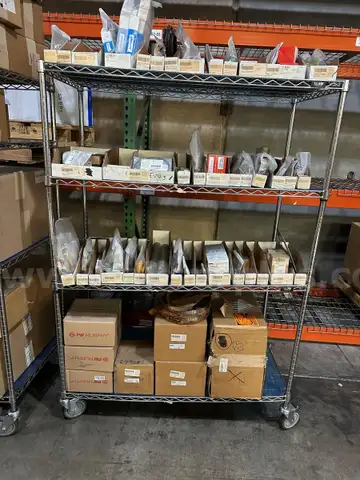 Lot of 85 Items (2037 pieces) of parts for gas compressor package maintenance