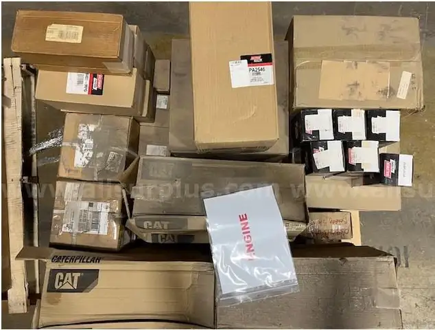 Lot of 149 items and 766 pieces of parts and materials used in the maintenance of Natural Gas Compressors.