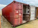 Shipping Container, 40ft, W/ Contents, Tool Shed, Year 1998, Qty 1