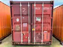 Shipping Container, 40ft, W/ Contents, Tool Shed, Year 1998, Qty 1