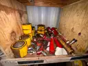 Shipping Container, 40ft, W/ Contents, Tool Shed, Year 1997, Qty 1