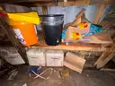 Shipping Container, 40ft, W/ Contents, Tool Shed, Year 1997, Qty 1