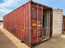 Shipping Container, 40ft, W/ Contents, Tool Shed, Year 1998, Qty 1