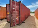 Shipping Container, 40ft, W/ Contents, Tool Shed, Year 1998, Qty 1