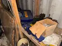 Shipping Container, 40ft, W/ Contents, Tool Shed, Year 1998, Qty 1