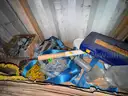 Shipping Container, 40ft, W/ Contents, Tool Shed, Year 1998, Qty 1