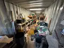 Shipping Container, 40ft, W/ Contents, Tool Shed, Year 1998, Qty 1