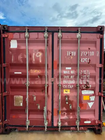 Shipping Container, 40ft, W/ Contents, Year 1996, Qty 1
