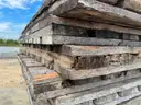 Laminated Mats, Railroad Ties, Concrete Wheel Stops, Steel Plate, 1 LOT