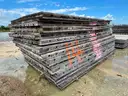 Laminated Mats, Railroad Ties, Concrete Wheel Stops, Steel Plate, 1 LOT