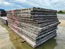 Laminated Mats, Railroad Ties, Concrete Wheel Stops, Steel Plate, 1 LOT