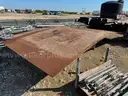 Laminated Mats, Railroad Ties, Concrete Wheel Stops, Steel Plate, 1 LOT