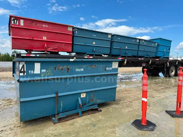 Steel Temp Dumpsters, Hoist Buckets, Qty 10
