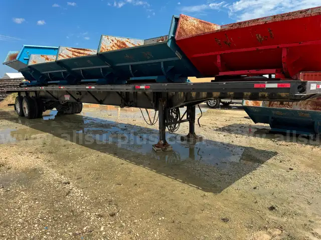 Trailer, Flatbed, Sliding Dual Axel Manac, 2007, 12248A02, Qty 1