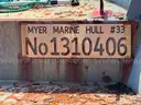 Boat, Center Console, 24ft, Steel Hull, Myer Marine, W/ Yamaha 175HP Motor