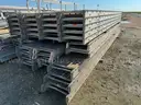 Scaffold Plank Walkways, Aluminum, 20ft to 36ft, and Supporting Scaffolding Material, 1 Lot.