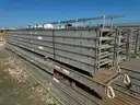 Scaffold Plank Walkways, Aluminum, 20ft to 36ft, and Supporting Scaffolding Material, 1 Lot.